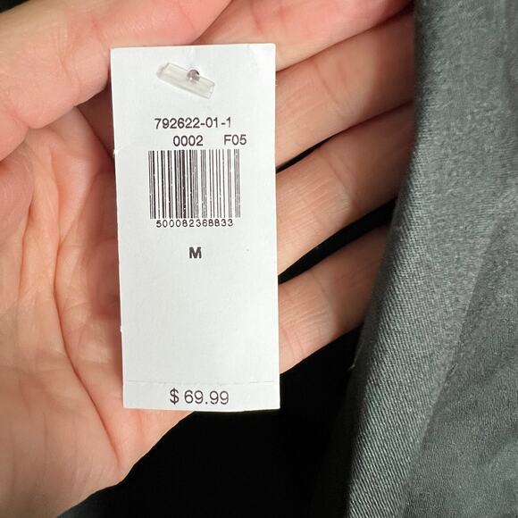 Old Navy Field Utility Jacket Medium Mens Gray Full Zip Mesh Barn Hooded Outdoor - Picture 9 of 10